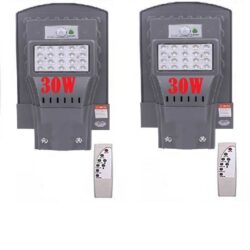 Соларна лампа 30W 2 броя с дистанционно