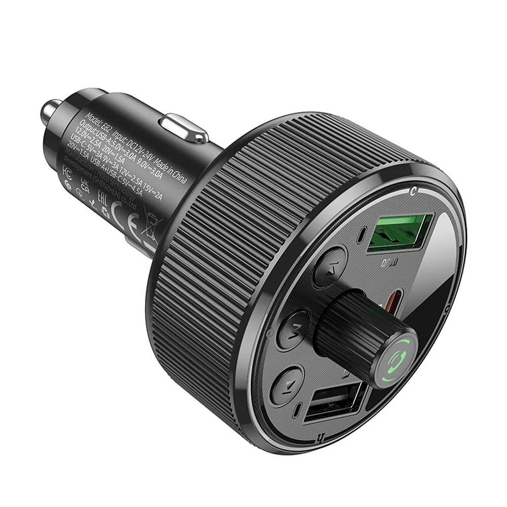 Трансмитер Hoco E82 2 x USB A + Type C PD QC3.0 30W 10 Трансмитер Hoco E82 2 x USB A + Type C PD QC3.0 30W - Image 8