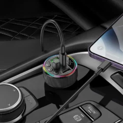 Трансмитер Hoco E82 2 x USB A + Type C PD QC3.0 30W 13 Трансмитер Hoco E82 2 x USB A + Type C PD QC3.0 30W 3