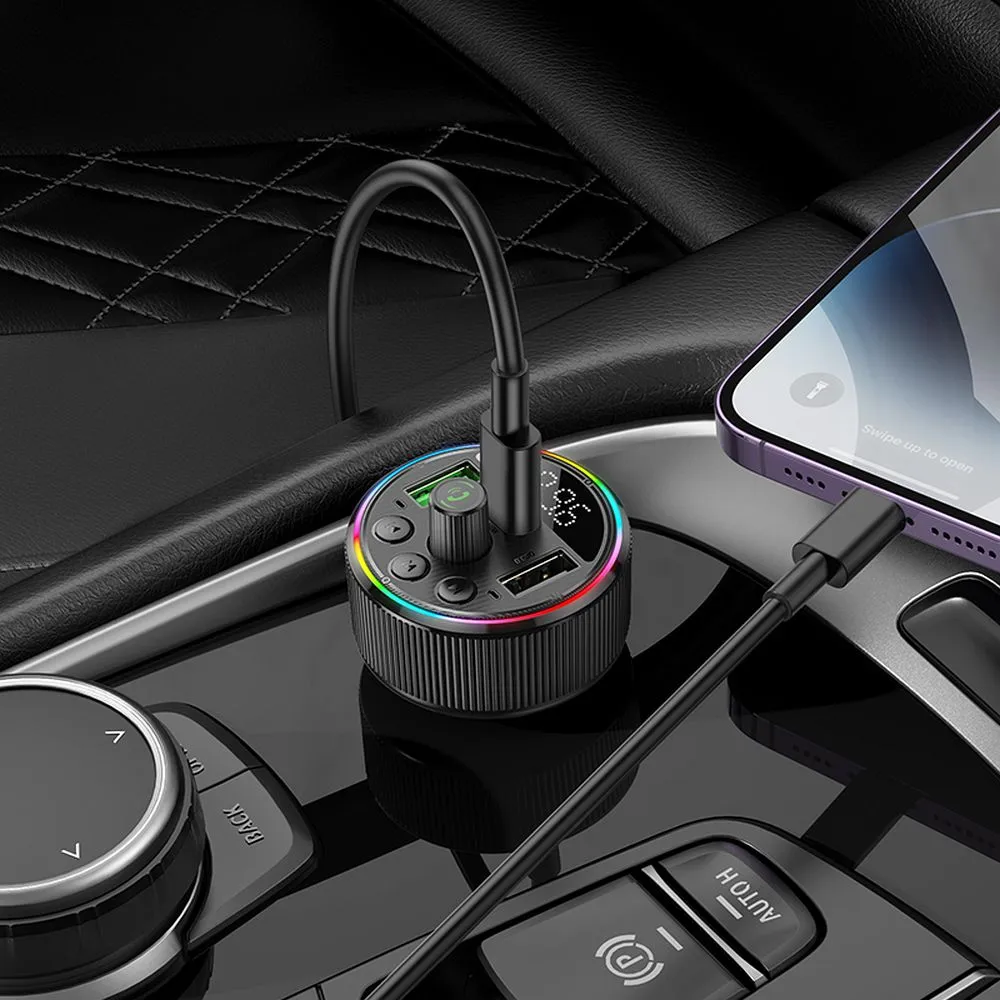 Трансмитер Hoco E82 2 x USB A + Type C PD QC3.0 30W 6 Трансмитер Hoco E82 2 x USB A + Type C PD QC3.0 30W - Image 4