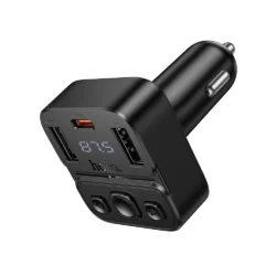 Трансмитер Hoco E87 USB A + USB C QC PD 35W 3