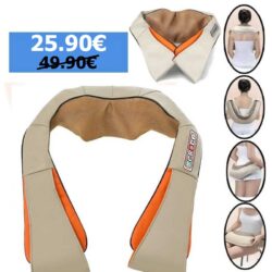 Шиацу Масажор с 6 бутона за врат и гръб