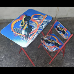 Детска маса със стол с герои 3