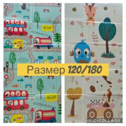 Сгъваемо килимче за игра 120х180см, топлоизолираща постелка 3