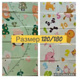 Сгъваемо килимче за игра 120х180см, топлоизолираща постелка 5