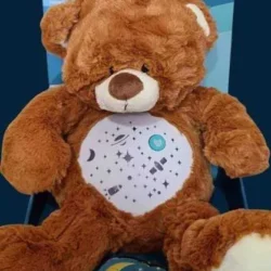 Музикална лампа проектор на български език 7