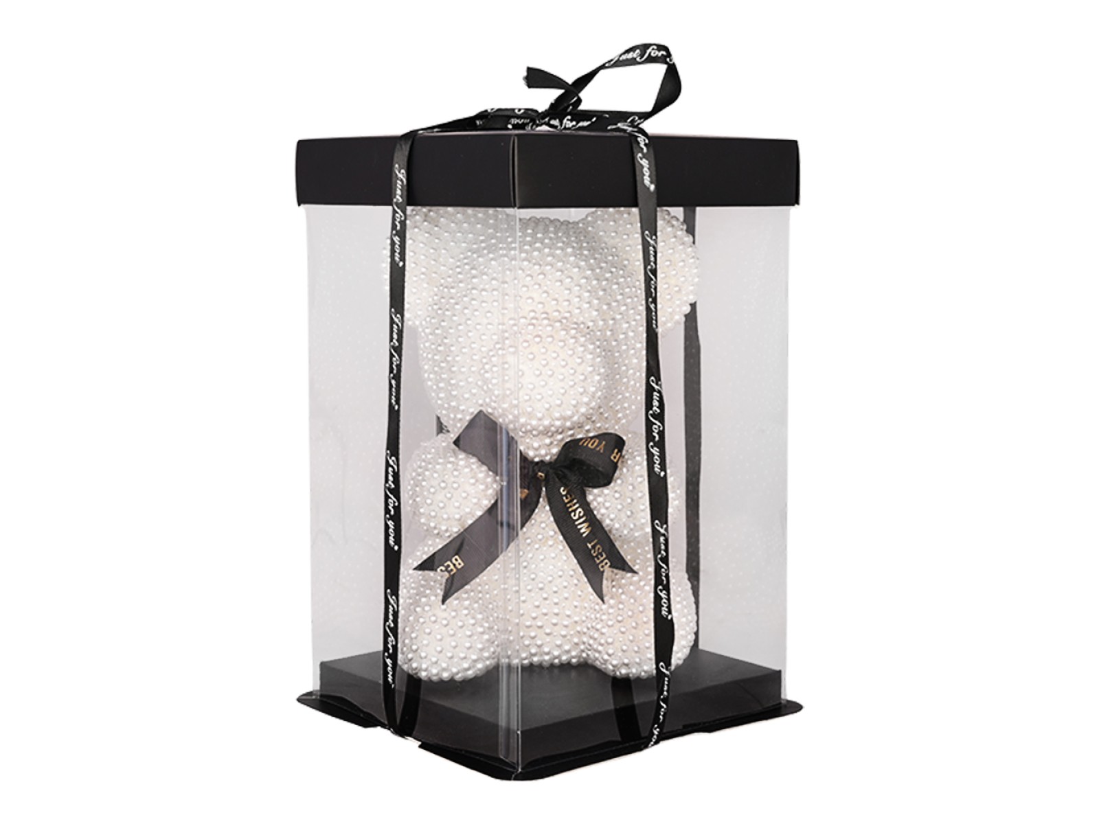 Мече от перли в кутия, 22см 5 Мече от перли в кутия, 22см - Image 3