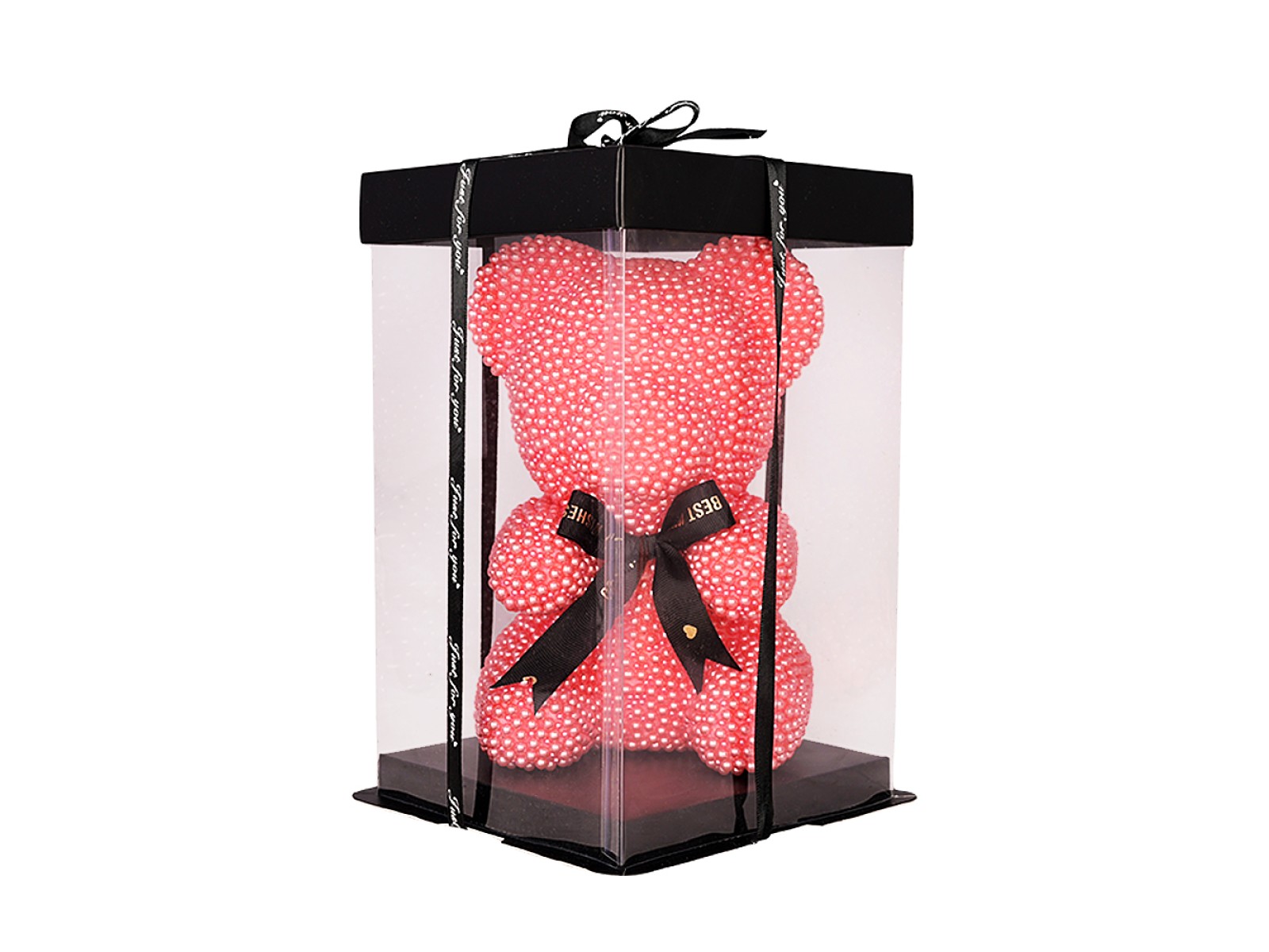 Мече от перли в кутия, 22см 3 Мече от перли в кутия, 22см