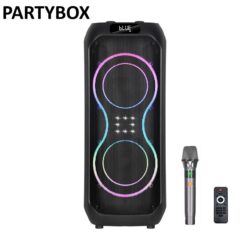 Караоке тонколона 1200W JBR-8803 Partybox 2 х 8" с безжичен микрофон