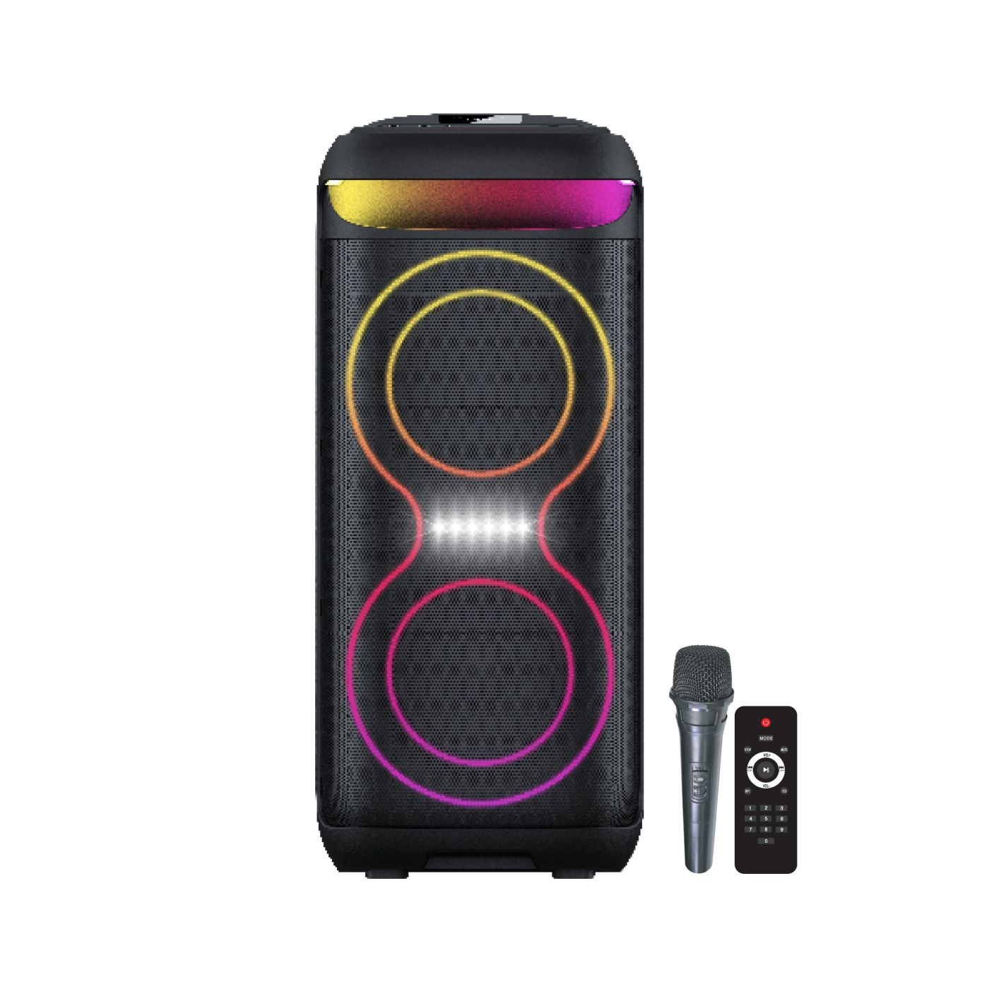 Караоке тонколона 1000W ЕК-622D 2 х 6.5" и tweeter с безжичен микрофон 3 Караоке тонколона 1000W ЕК-622D 2 х 6.5" и tweeter с безжичен микрофон