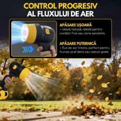 Преносима турбо духалка 1050W, Li-Ion батерия 48V 3