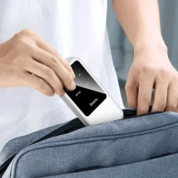 Alternative view of Безжичен рутер бисквитка 4G LTE WiFi 6 Hoco HI42