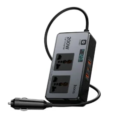 Инвертор за кола 200W Hoco Z66 с 2 порта PD66W/1C2A - Image 9