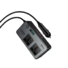 Инвертор за кола 200W Hoco Z66 с 2 порта PD66W/1C2A 2 Инвертор за кола 200W Hoco Z66 с 2 порта PD66W/1C2A