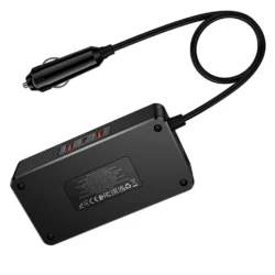 Инвертор за кола 200W Hoco Z66 с 2 порта PD66W/1C2A - Image 5
