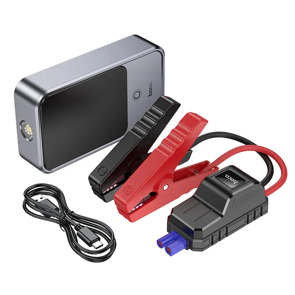 Jump starter за кола Hoco QS7 с Външна батерия 10000 mAh 2,4A 18W 4 Jump starter за кола Hoco QS7 с Външна батерия 10000 mAh 2,4A 18W - Image 2