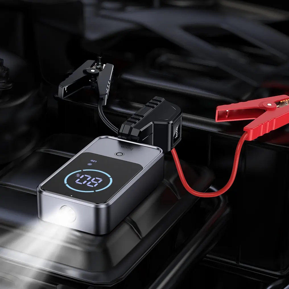 Jump starter за кола Hoco QS7 с Външна батерия 10000 mAh 2,4A 18W 5 Jump starter за кола Hoco QS7 с Външна батерия 10000 mAh 2,4A 18W - Image 3