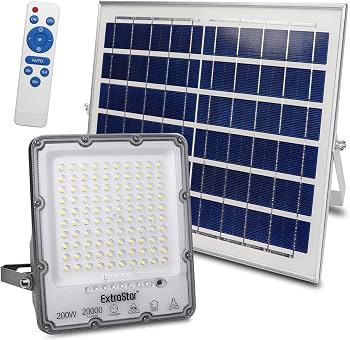 Соларна лампа 500W/800W/1000W с отделен панел и стойка 3 Соларна лампа 500W/800W/1000W с отделен панел и стойка - Image 2