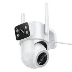 Камера за наблюдение с 2 обектива Hoco D9, 2MP, Full HD, Wi-Fi - Image 9