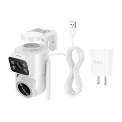 Камера за наблюдение с 2 обектива Hoco D9, 2MP, Full HD, Wi-Fi - Image 8