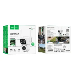 Камера за наблюдение с 2 обектива Hoco D9, 2MP, Full HD, Wi-Fi - Image 4
