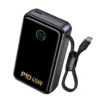 Преносима батерия MagSafe 20000 mAh 45W Hoco Q54, черна