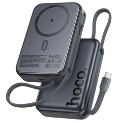 Начало 21 Преносима батерия MagSafe 20000 mAh Hoco Q44A 45W, черна