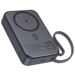 Преносима батерия MagSafe 20000 mAh Hoco Q44A 45W, черна - Image 7